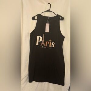 Black Paris Summer Dress